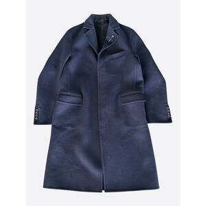 Louis Vuitton Navy Wool Peacoat
